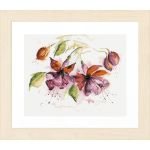 Набор для вышивки крестом LanArte Fuchsia in watercolour Фуксия в акварели