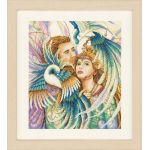 Набор для вышивки крестом Lanarte, 40х46, Аида 14, "Birds of Paradise"