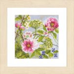 Набор для вышивания крестом Lanarte Peonies, 18,5х18,5, ткань 27, счетный крест