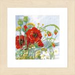 Набор для вышивки крестом LanArte Poppies Маки