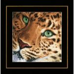 Набор для вышивки крестом LanArte Leopard Леопард