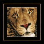 Набор для вышивания крестом LanArte King of animals Царь зверей