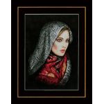 Набор для вышивки крестом LanArte Woman in veil Женщина в вуале