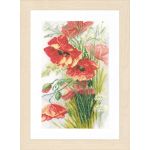 Набор для вышивки крестом LanArte Poppies Маки