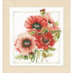 Набор для вышивки крестом LanArte Anemone bouquet "Букет анемонов"