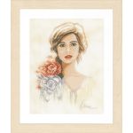 Набор для вышивки крестом LanArte Romantic lady Романтичная девушка