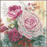 Набор для вышивки крестом LanArte Pink rose Розовая роза