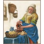 Набор для вышивки крестом LanArte Milk Lady "Женщина с молоком"