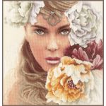 Набор для вышивки крестом LanArte ENCHANTING EYES Очаровательные глаза