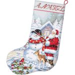 L8016 Набір новорічних іграшок «Тигри» 3 шт Letistitch, Luca-S