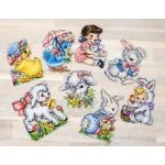 L8032 Набір великодніх прикрас 8  Letistitch, Luca-S