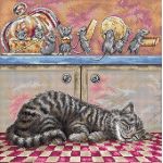 L8072 Коли кіт спить Letistitch, Luca-S