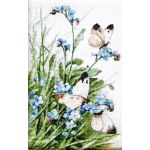 LETI 939 Квіти метеликів і синіх птахів Letistitch, Luca-S