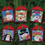DIMENSIONS ✓ 70-08842  ✓ Christmas Pals Ornaments, 6 шт. Игрушки