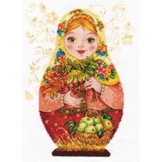 Матрешка.Осенняя-красна