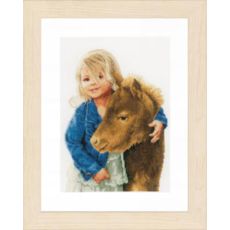 Набор для вышивки крестом LanArte My best friend Мой лучший друг