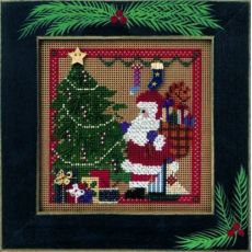 Набір для вишивання Mill Hill (США) MHCB189 Візит Санти / Santa's Visit