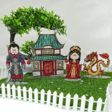 Комплект набор для вышивания "Куклы Мира. Китай" арт. 1029, 1030, 1028, 1031