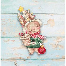 L8056 Різдвяний кролик / Орнамент Letistitch, Luca-S