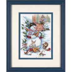 DIMENSIONS_08801Снеговик и друзья / Snowman and Friends