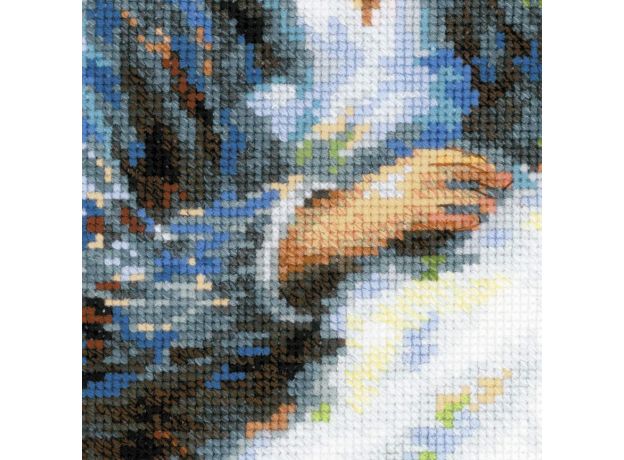 РИОЛИС ✓"Мадам Моне за вышивкой"  по мотивам картины К.Моне  ✓ 100/051 ✓ - Набор для вышивания