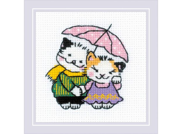 Котомания. Двое под дождем арт: 1811