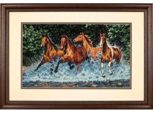 35214Galloping Horses Бегущие лошади