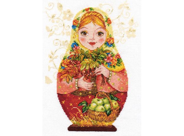 Матрешка.Осенняя-красна