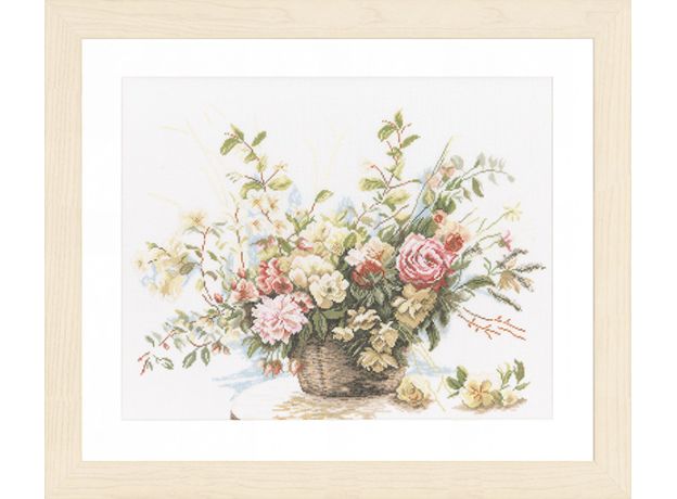 Набор для вышивки крестом LanArte Bouquet of roses Букет роз