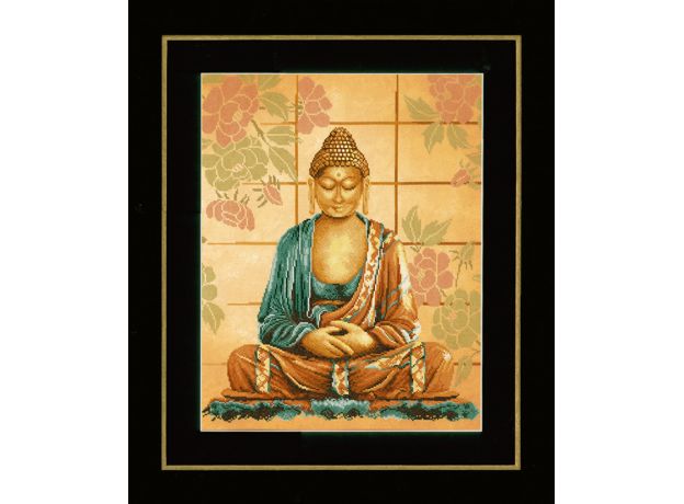 Набор для вышивки крестом LanArte Buddha Будда
