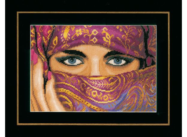 Набор для вышивки крестом LanArte Oriental mystery Восточная тайна