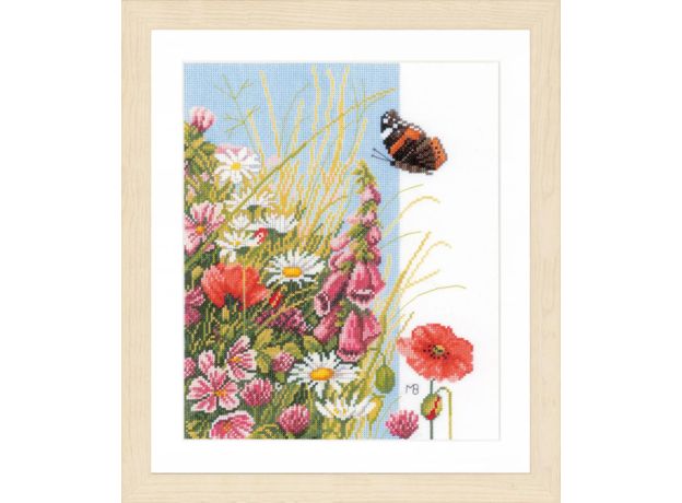 Набор для вышивки крестом Lanarte, 24х29, ткань 27, "Wild Flowers"