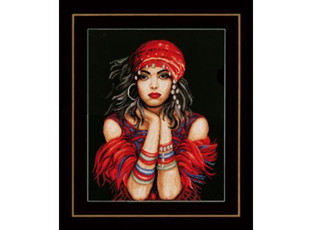 Набор для вышивки крестом LanArte Gypsy girl Цыганка