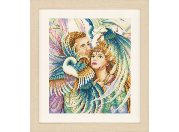 Набор для вышивки крестом Lanarte, 40х46, Аида 14, "Birds of Paradise"