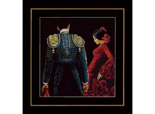 Набор для вышивки крестом LanArte Dancing in passion Танец страсти