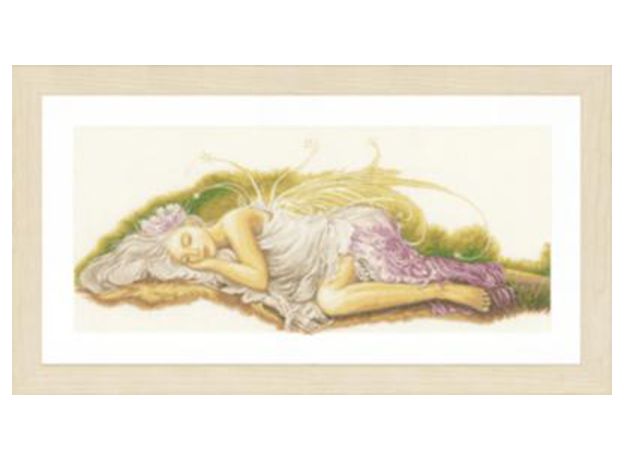 Набор для вышивки крестом LanArte Sleeping angel Спящий ангел