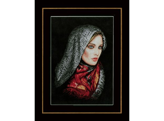 Набор для вышивки крестом LanArte Woman in veil Женщина в вуале