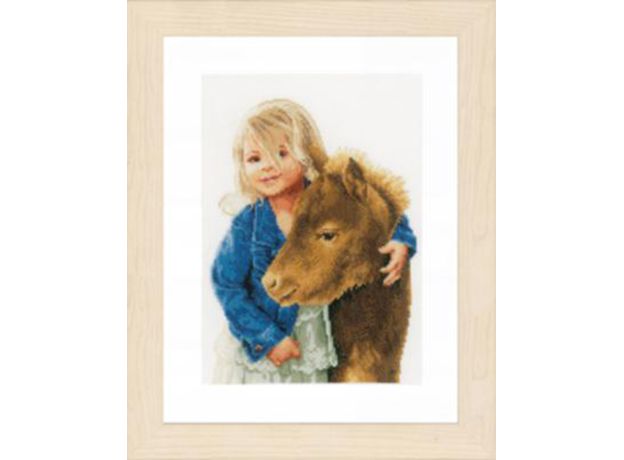 Набор для вышивки крестом LanArte My best friend Мой лучший друг