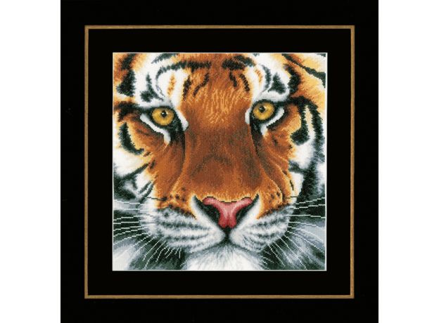 Набор для вышивки крестом LanArte Tiger Тигр