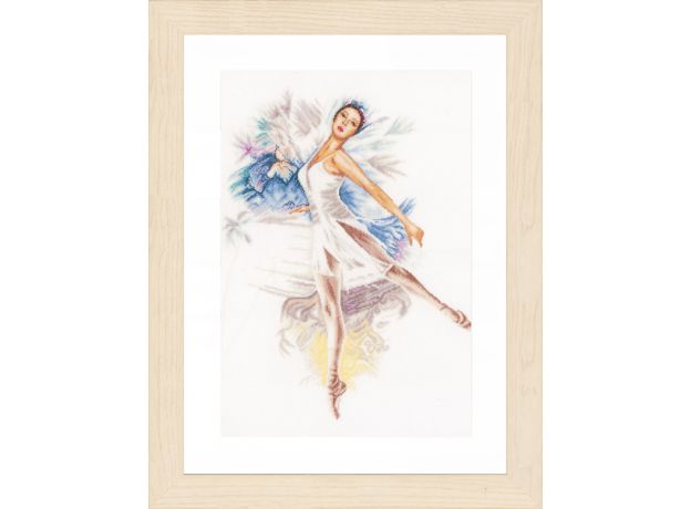 Набор для вышивки крестом LanArte Ballerina Балерина