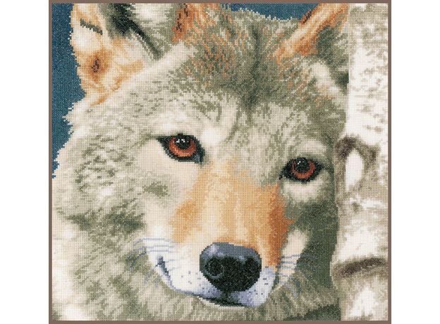Набор для вышивки крестом LanArte Wolf Волк