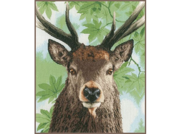 Набор для вышивки крестом LanArte PROUD RED DEER Олень