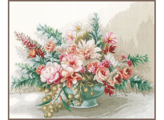 Набор для вышивки крестом LanArte BOUQUET OF FLOWERS Букет  цветов