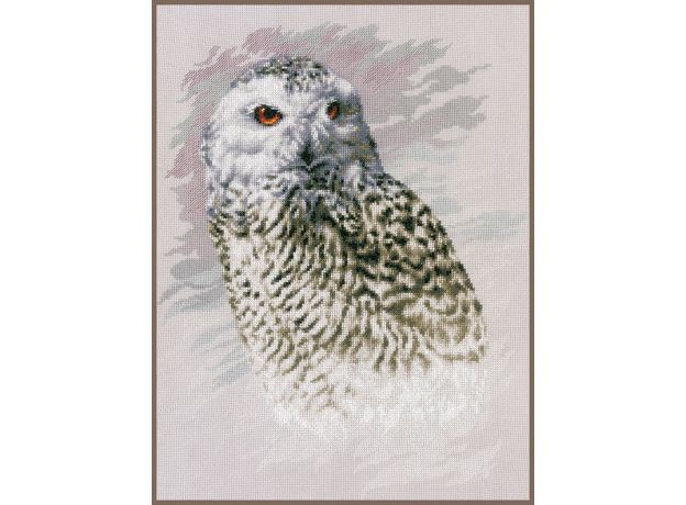Набор для вышивки крестом Lanarte, 29х38, "Snowy Owl" Полярная сова
