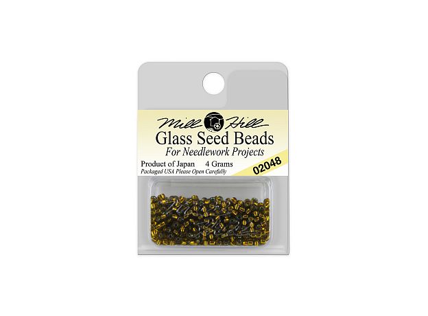 Бісер № 02048 Mill Hill Golden Olive