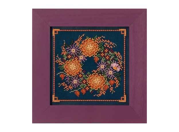 Набір для вишивання Mill Hill (США) MH141824 Мамин вінок / Mum Wreath