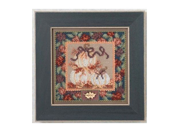 Набір для вишивання Mill Hill (США) MH144205 Білі гарбузи / White Pumpkins