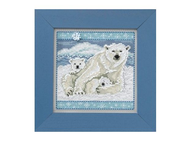 Набір для вишивання Mill Hill (США) MH144305 Полярні ведмеді / Polar Bears