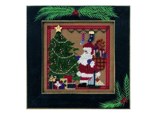 Набір для вишивання Mill Hill (США) MHCB189 Візит Санти / Santa's Visit