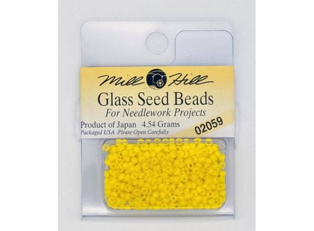 Бісер № 02059 Mill Hill Crayon Yellow